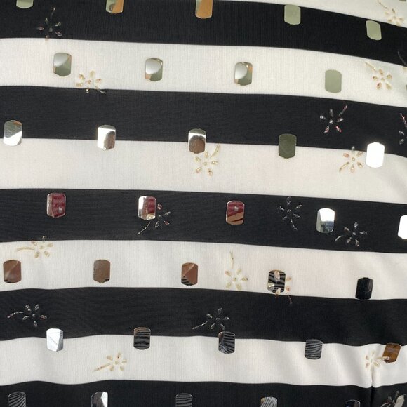 Joseph Ribkoff sequin striped jacket - Picture 5 of 7